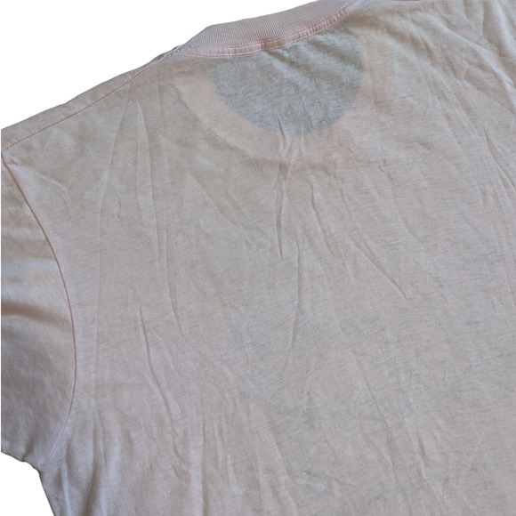 Vintage Single Stitch T Shirt Asheville Greek Festival Light Pink Worn Size L - Picture 9 of 10